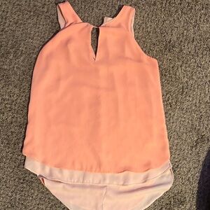 Peach Sleeveless Women's Top